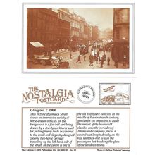 Postcard Jamaica Street Glasgow 1900 Horse Drawn Tram Sepia - Nostalgia