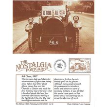 Postcard WW1 Air Raid Warning All Clear Car London 1917 - Nostalgia