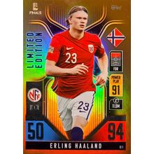 MATCH ATTAX 101 - ROAD TO NATIONS LEAGUE FINALS - ERLING HAALAND LIMITED EDITION