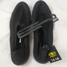Athletic Works Beachwear Water Shoes Mesh Black Men's Size 13-14 NEW