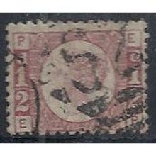 1870 SG48/9 1/2d Rose Plate 11 Good/Fine Used Check Letters "EP".