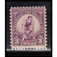 718 3c Runner Average Plus MNH Z0862