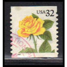 Used 3054 32c Yellow Rose Fine W4787