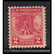 645 2c Valley Forge Just Clears MNH O1131