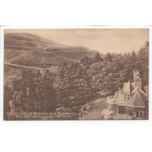 Herefordshire Beacon and Residence of the Late Jenny Lind Malvern Postcard