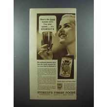 1938 Stokely's Tomato Juice Ad - The Finest