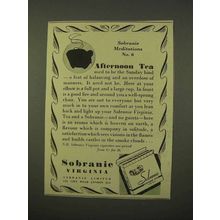 1954 Sobranie Virginia Cigarettes Ad - Afternoon Tea