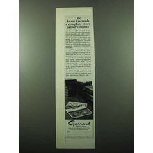 1969 Garrard Turntables Ad - The Avant Garrards