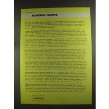 1972 Hughes Communications Satellites Ad