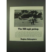 1972 Hughes 500 Helicopter Ad - 150mph Pickup