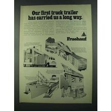 1972 Fruehauf Trailers Ad - Carried Us a Long Way