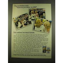 1975 Lady Clairol Hair Color Ad - Invitation