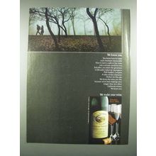 1983 Almaden Cabernet Sauvignon Wine Ad - We Know You