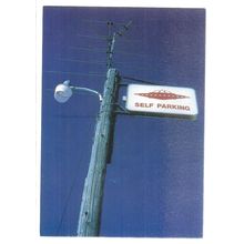 UFO'S art unused vintage postcard =