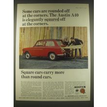 1965 Austin A40 Ad - Some cars are rounded off at the corners