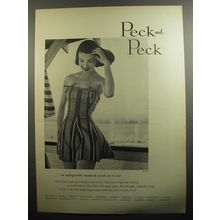 1951 Peck and Peck Tina Leser Swimsuit Ad - photo by Tom Palumbo