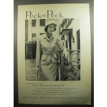 1951 Peck and Peck Suit Ad - photo by Tom Palumbo - Coolest beauty ever loved