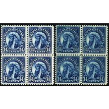 565, Mint VF NH 14¢ Two Blocks of Four Stamps ** Stuart Katz