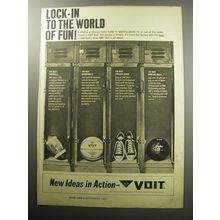 1967 AMF Voit Sports equipment Ad - Football, Basketball, Athletic Shoes