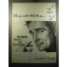 1957 Tareyton Cigarettes Ad - When you smoke steady like me