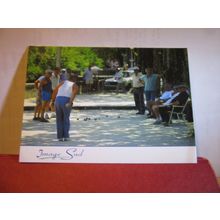 PETANQUE, IMAGES DU SUD, FRANCE used postcard 2002 pm =