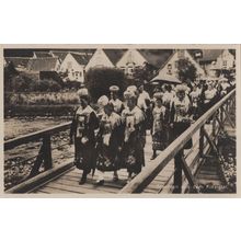 Trachten Aus Dem Kinzigtal German Procession RPC Old Postcard