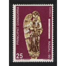 Andorra Sp. Angel La Massana Church Christmas 1990 MNH SG#219