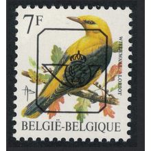 Belgium Golden oriole Bird Buzin 'Loriot' 7f Precancel Normal paper 1992 MNH
