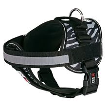 Multi Purpose Dog Harness Zebra Black/White S 18"-25"