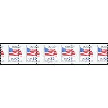 2890, Mint NH 32¢ - Misperforated ERROR PL# Strip of Six Stamps * Stuart Katz