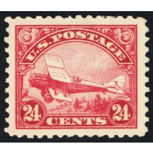 C6, Mint XF LH 24¢ - HUGE JUMBO MARGINS - Stuart Katz