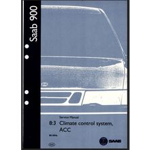 Saab 900 Climate Control System ACC Workshop Manual 1994 199731583 PDF