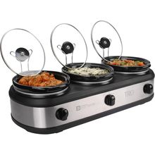 TRU Triple Buffet Server, Three 2-1/2-Quart Removable Inserts