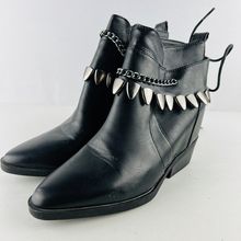 Bumper Pamee05 Ankle Booties Black Shoes Sz 5.5