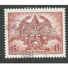 AUS 1995 45c '50TH ANN OF PEACE IN THE PACIFIC FINE USED (EBID47-935)