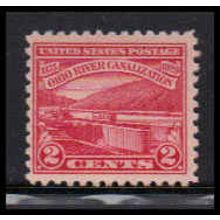681 2c Ohio River Just Clears MNH Z0069