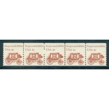 1898A 4c Stagecoach Fine MNH Dry Gum PNC 4/5 V0071