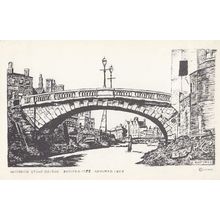 Wisbech Stone Bridge Painting Postcard
