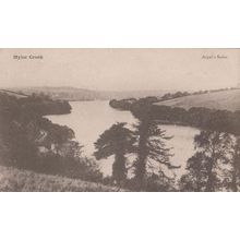 Mylor Creek Falmouth Cornwall Antique Aerial Postcard