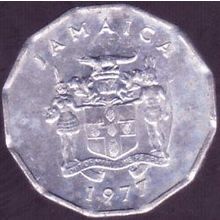 1977 Jamaica 1 Cent Coin