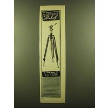 1953 Linhof Twin-Shank Pro Tripod Ad - Precision