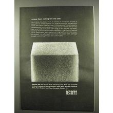 1962 Scott Industrial Foam Ad - Looking for New Uses