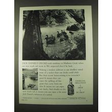 1973 Jack Daniels Whiskey Ad - Ducks Took Residence