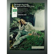 1973 Kool Longs Cigarette Ad - The Longer You Smoke