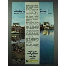 1977 Caterpillar Ad - Tides Could Generate Power