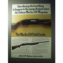 1977 Marlin 120 Field Grade Shotgun Ad - Best Thing