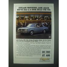1979 Oldsmobile Cutlass Brougham Sedan Ad - Look Again