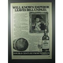 1980 Domecq Double Century Sherry Ad - Known Emperor