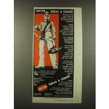 1985 Hoffco Trimmers Ad - Takes a Stand