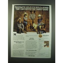 1988 Shopsmith Mark V Ad - Shopsmith helps you build a horse that can survive
